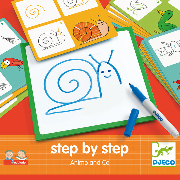 Djeco Eduludo Step by Step Animal & Co