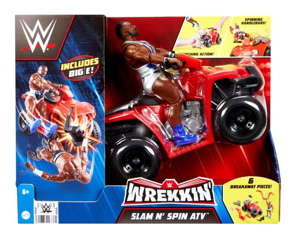 WWE Wrekkin' Slam 'n Spin ATV Vehicle with Big E Figure